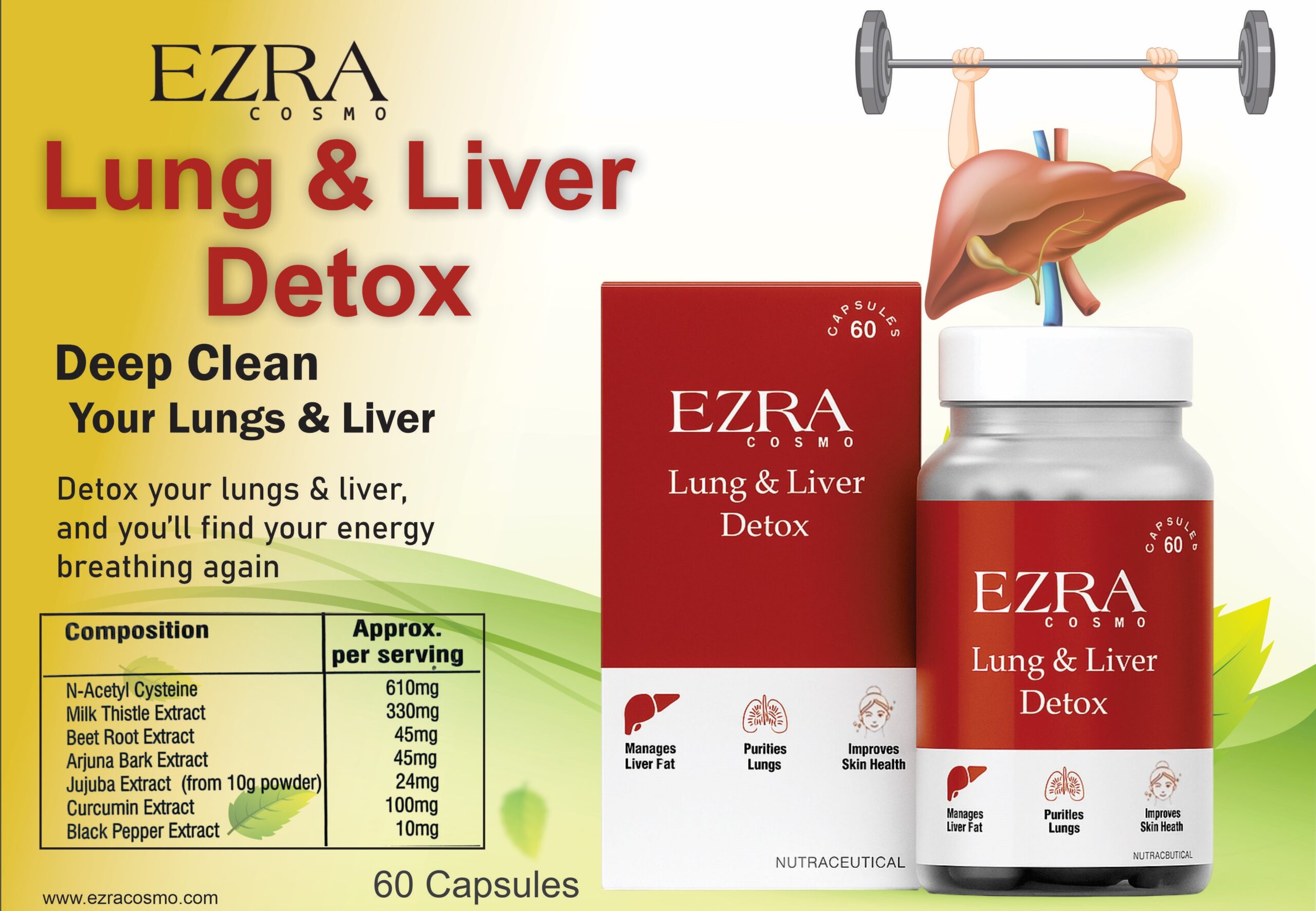 Ezra Cosmo Lung & Liver Detox