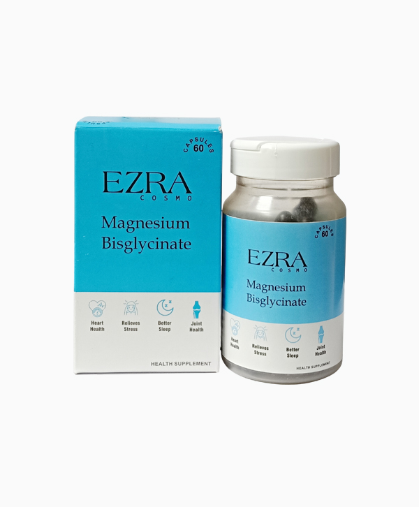 Ezra Cosmo Magnesium Bisglycinate capsules