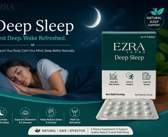 Deep Sleep Supplement for Better Sleep and Relaxation | Ezra Cosmo
