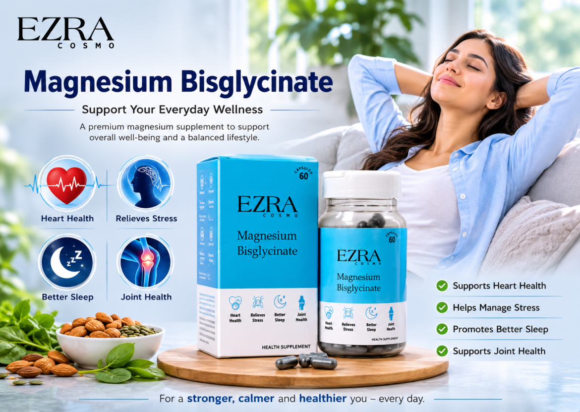 Magnesium for Better Sleep, Stress Relief & Muscle Support